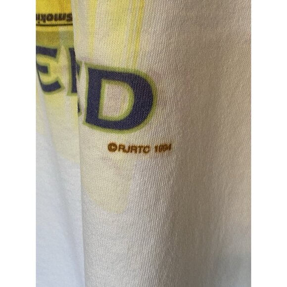 Smokin' Joe's Racing White Vintage Men's XL S/S T-Shirt Camel 1994 RJRTC - Picture 7 of 7